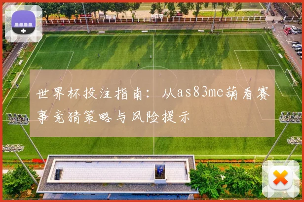 世界杯投注指南：从as83me葫看赛事竞猜策略与风险提示